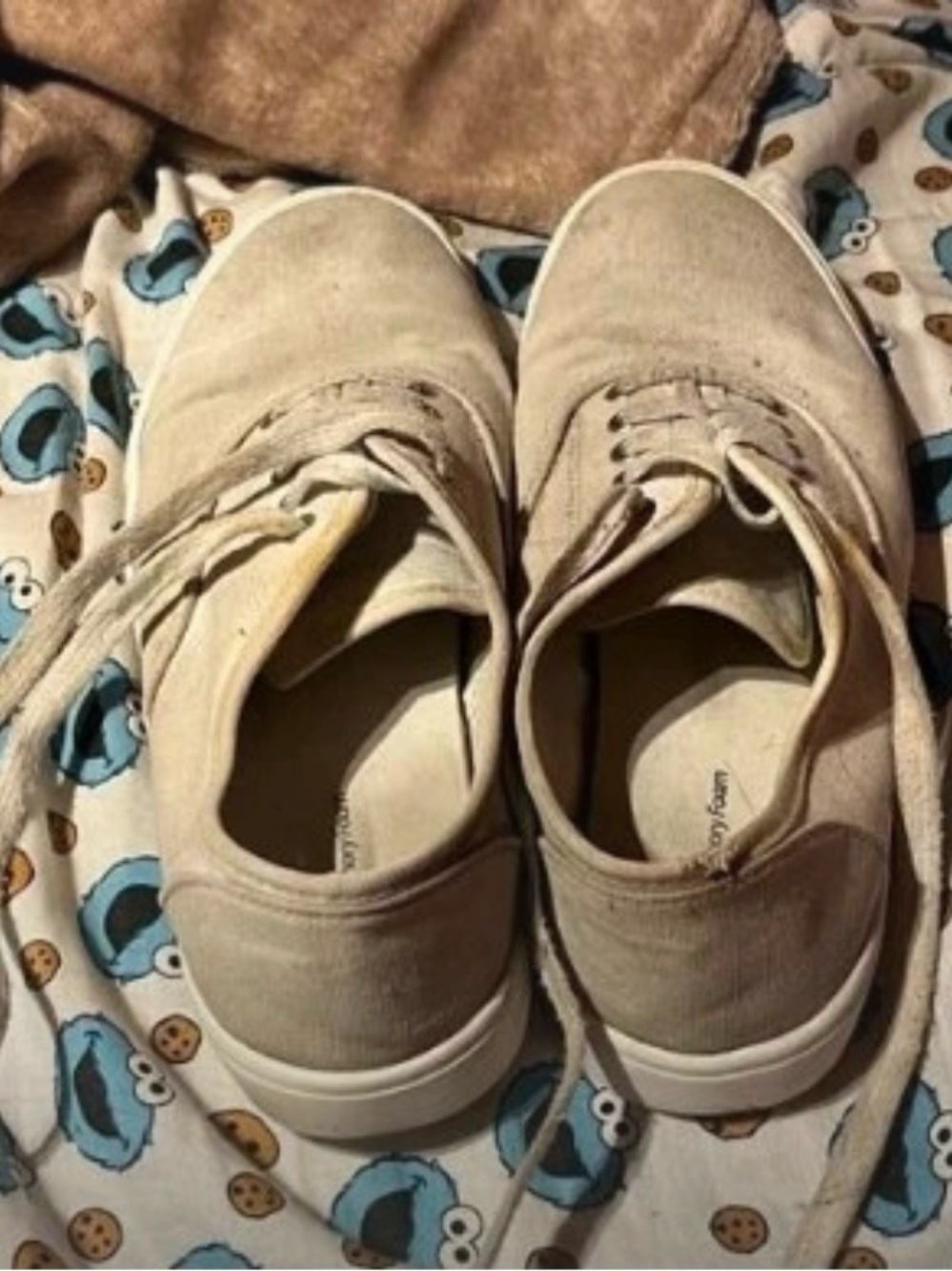 white sneakers